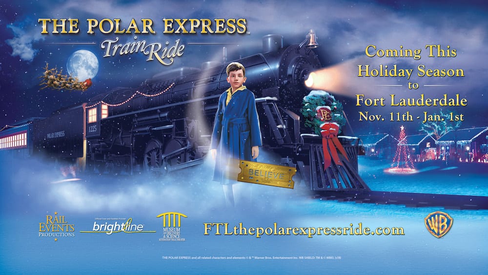 Brightline Polar Express Fort Lauderdale Skye Sherman